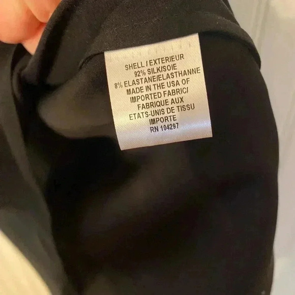 MILLY Side tie Sleeveless Silk Blouse - Picture 7 of 8